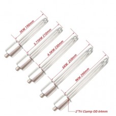All SUS304 2"Tri Clamp OD64 Stainless Steel Electric Water Boiler Heater Immersion Heating Element