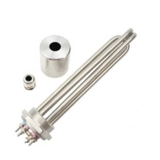 DN40 47mm Thread All SUS304 Stainless Steel Electric Tank Boiler Heater Immersion Water Heating Element 3kw/4.5kw/6kw/9kw/12kw